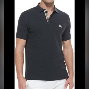 Burberry Britt Dark Grey Polo Size Medium